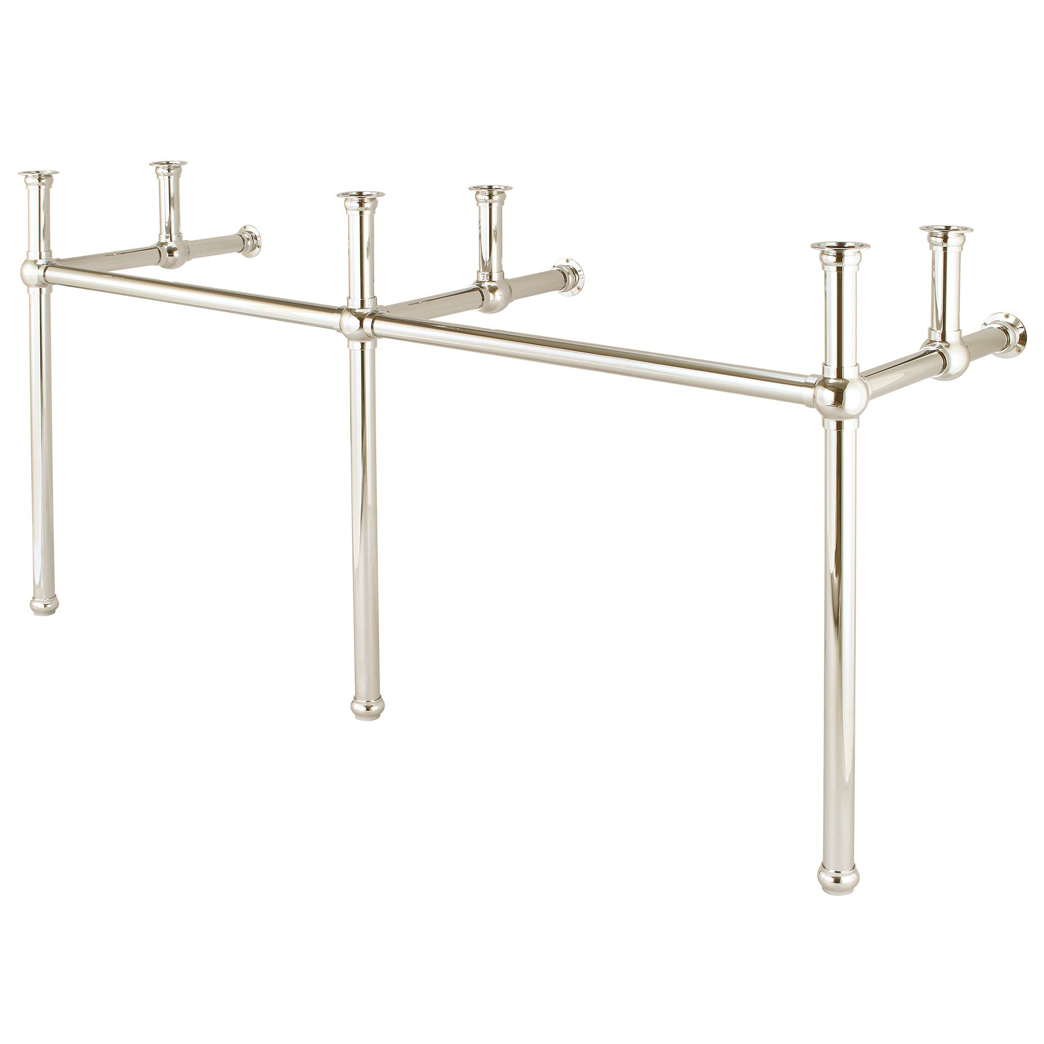 Water Creation, Water Creation Embassy 72" Wide Double Wash Stand Only in Polished Nickel (PVD) Finish